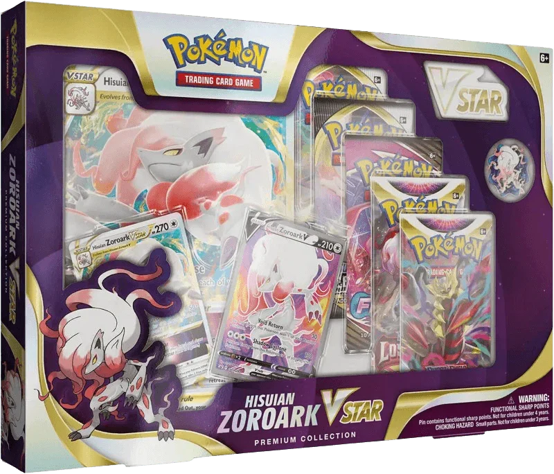 Pokemon TCG - Sword & Shield - Hisuian Zoroark VSTAR Premium Collection Box