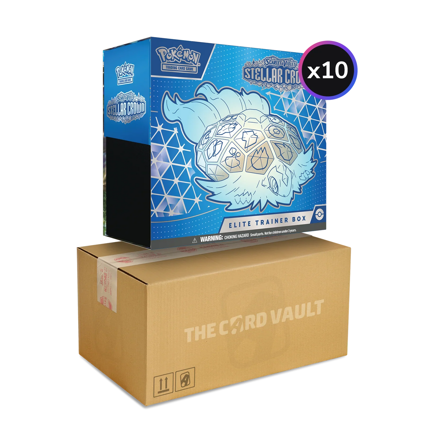 Pokemon TCG - Scarlet & Violet - Stellar Crown - Display Case (10x Elite Trainer Boxes)