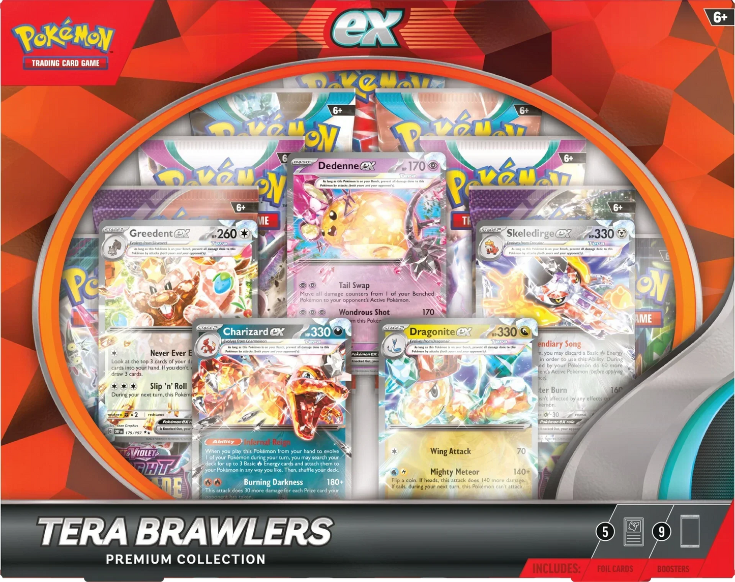 Pokemon TCG - Scarlet & Violet -  Tera Brawlers Premium Collection Box