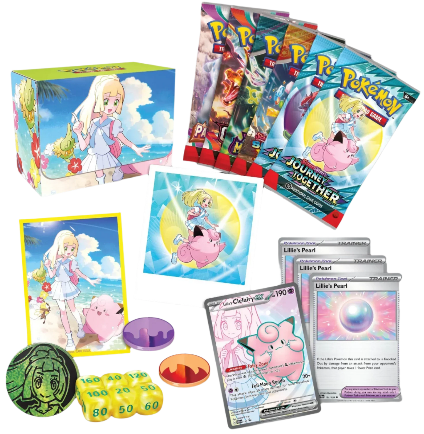 Pokemon TCG - Scarlet & Violet - Premium Tournament Collection Box - Lillie