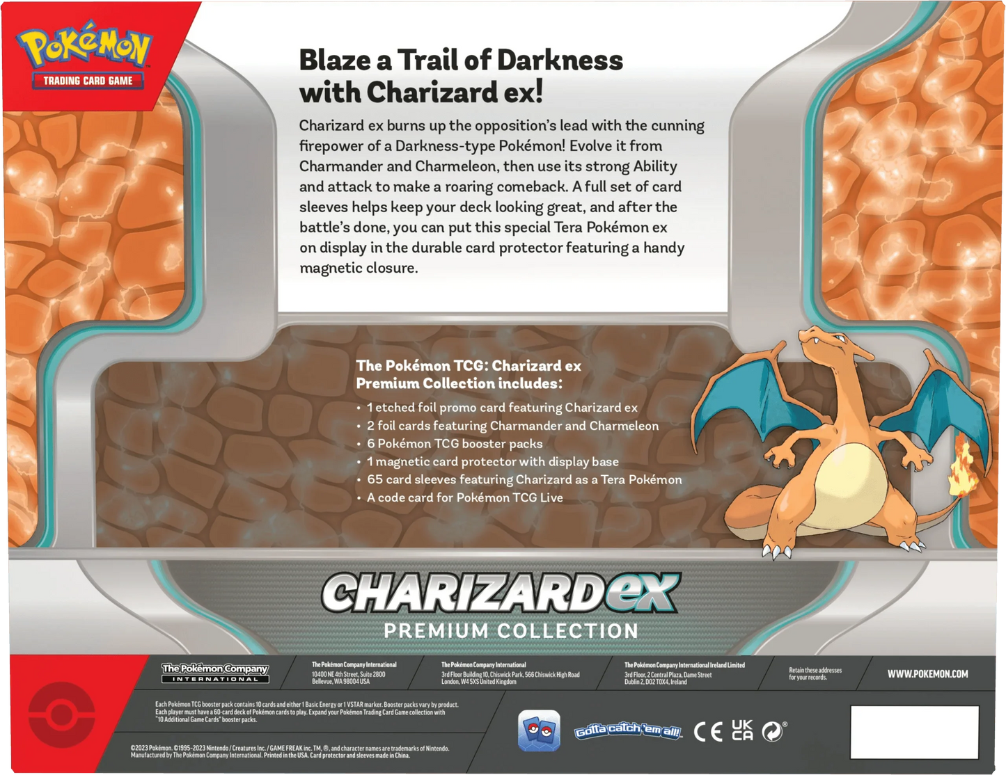 Pokemon TCG - Scarlet & Violet - Charizard ex Premium Collection Box