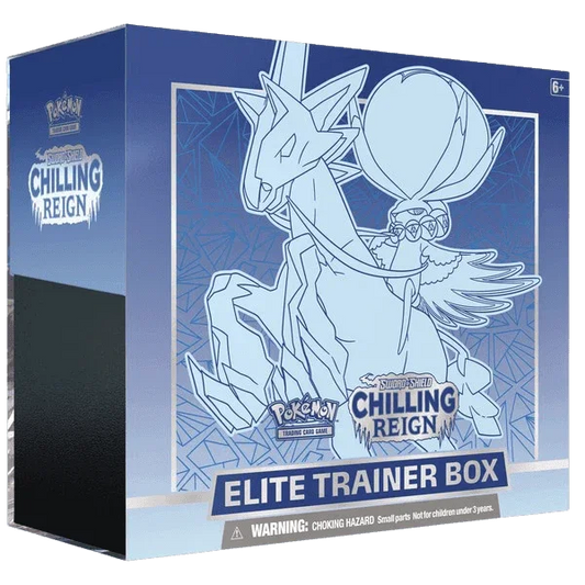 Pokemon TCG - Sword & Shield - Chilling Reign - Elite Trainer Box (Ice Rider)