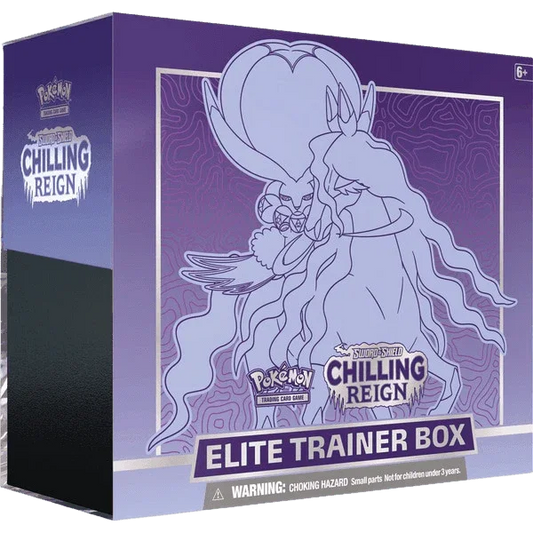Pokemon TCG - Sword & Shield - Chilling Reign - Elite Trainer Box (Shadow Rider)