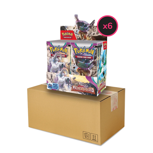 Pokemon TCG - Scarlet & Violet - Paldea Evolved Display Case (6x Booster Boxes)
