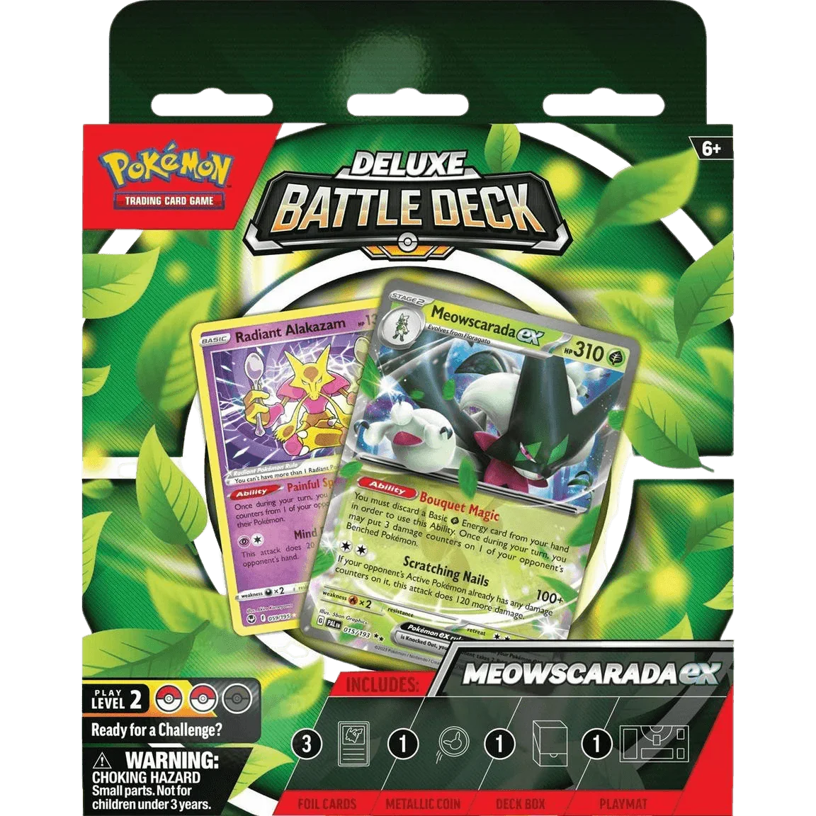 Pokemon TCG - Scarlet & Violet - Deluxe Battle Decks - Meowscarada ex & Quaquaval ex Bundle