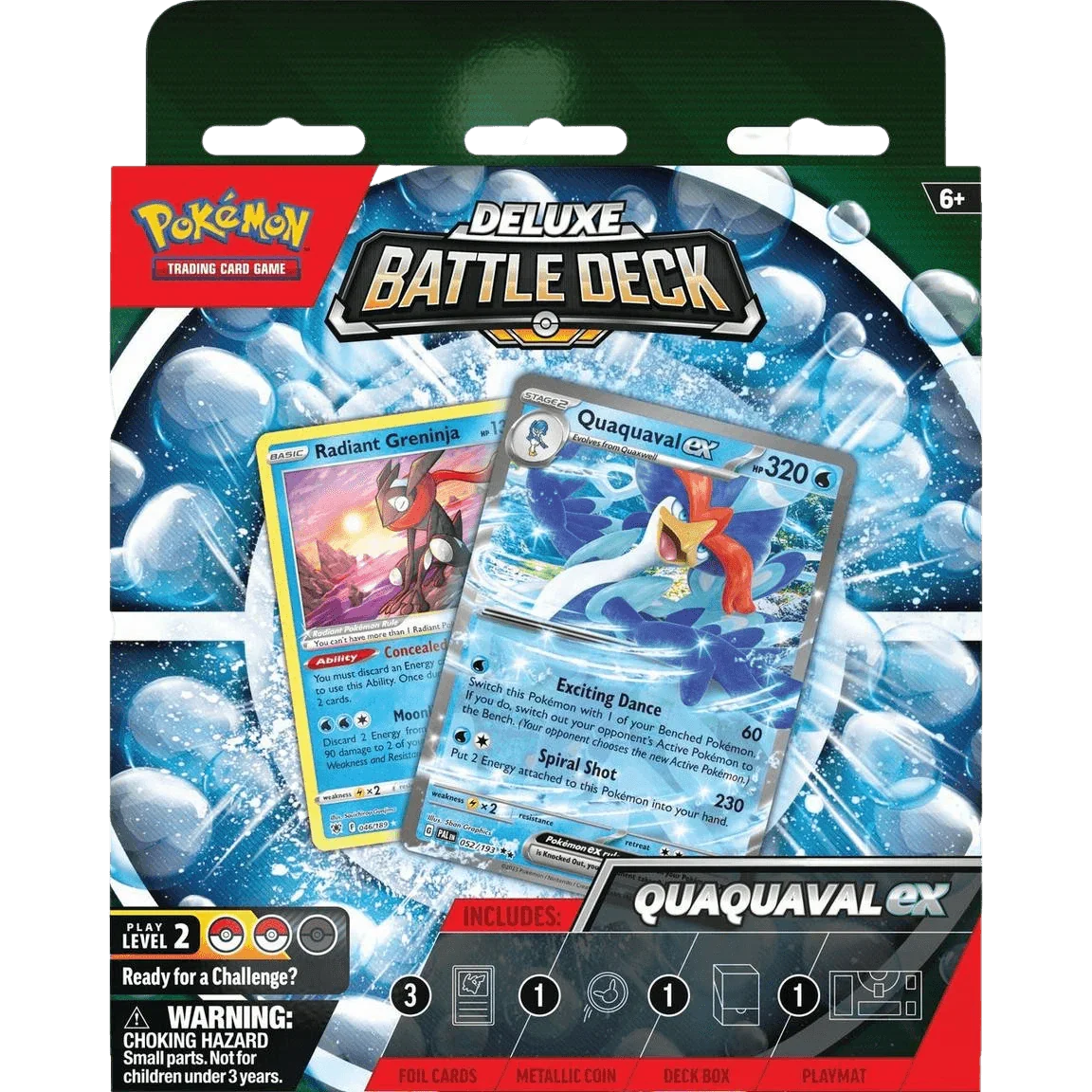 Pokemon TCG - Scarlet & Violet - Deluxe Battle Decks - Meowscarada ex & Quaquaval ex Bundle