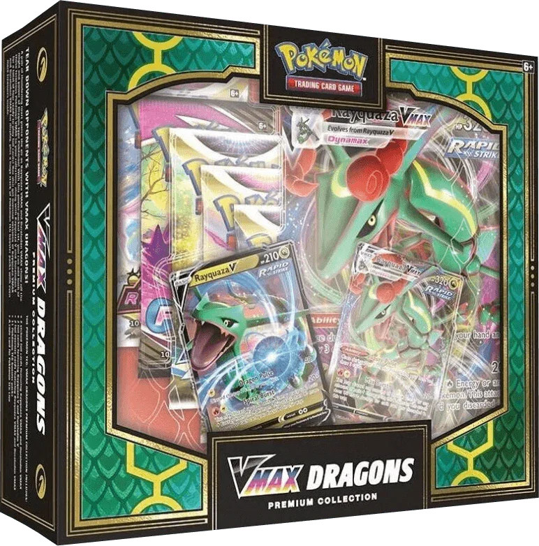 Pokemon TCG - Sword & Shield - VMAX Dragons Premium Collection